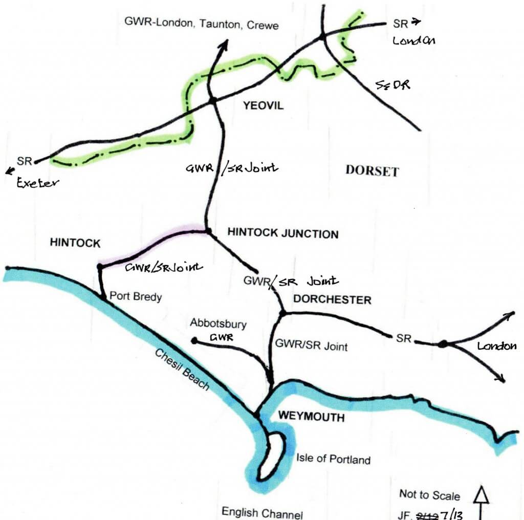 Hintock Junction Map